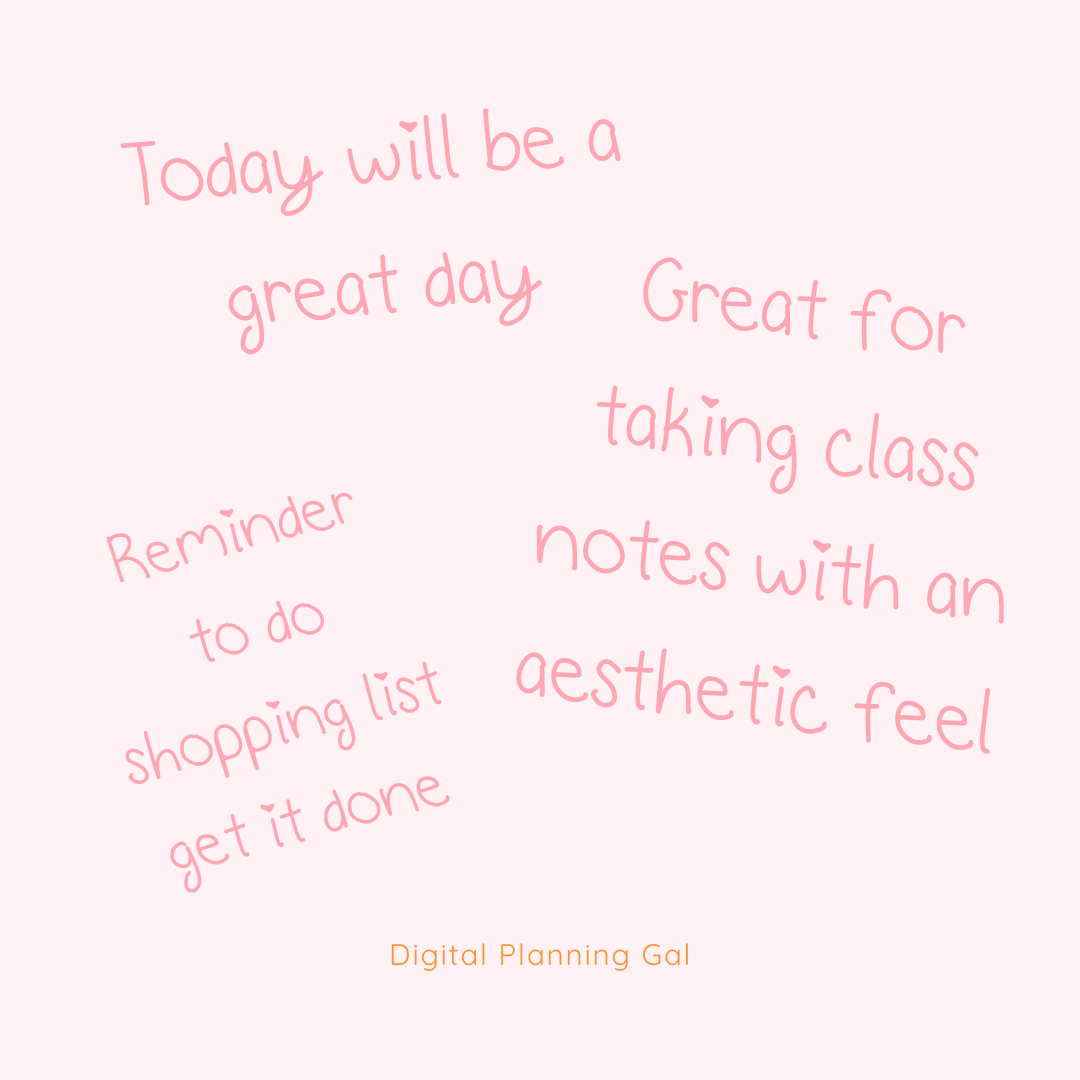 Daily Notes Handwritten Font