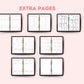Retro Pink 2024 Horizontal Dated Hyperlinked Digital Planner