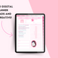 Pink Essential Digital Planner Stickers, Goodnotes Digital Planner Stickers, Pink Digital Stickers