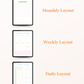 Undated Flower Digital Planner