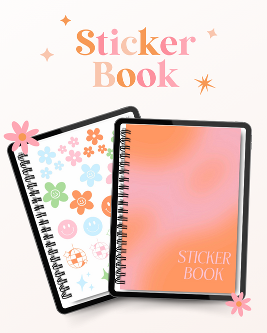Retro Sticker Book
