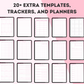 2024 Dated Hyperlinked Pink Digital Planner