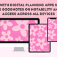 2024 Dated Hyperlinked Pink Digital Planner