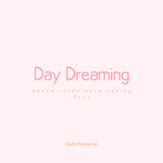 Day Dreaming Handwritten Font