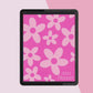 2024 Dated Hyperlinked Pink Digital Planner