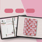 Retro Pink 2024 Horizontal Dated Hyperlinked Digital Planner